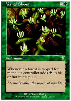 Vernal Bloom (7th Edition) Near Mint Foil