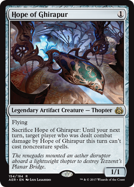 Hope of Ghirapur (Aether Revolt) Near Mint Foil