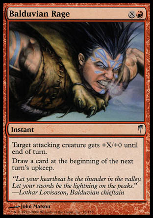 Balduvian Rage (Coldsnap) Near Mint Foil