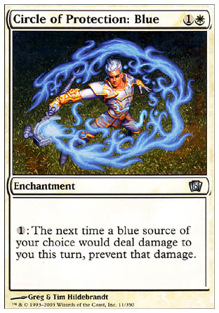 Circle of Protection: Blue (8th Edition) Near Mint