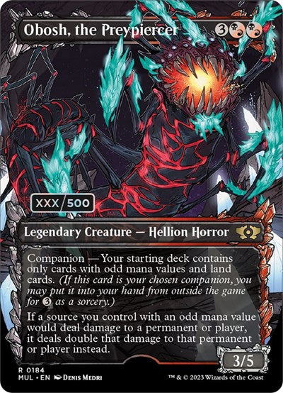 Obosh, the Preypiercer (Serialized) (March of the Machine: Multiverse Legends) Near Mint