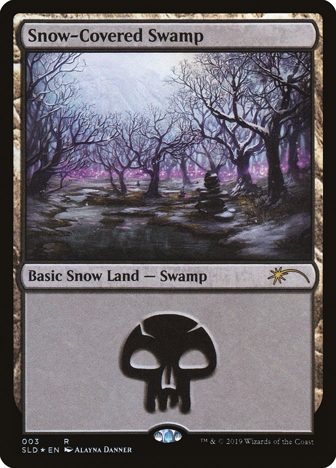 Snow-Covered Swamp (Secret Lair) Near Mint
