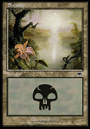 Swamp (341) (Onslaught) Light Play