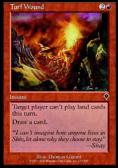 Turf Wound (Invasion) Near Mint Foil