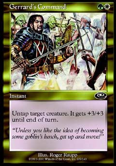 Gerrard's Command (Planeshift) Near Mint Foil