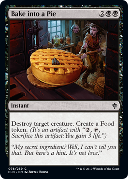 Bake into a Pie (Throne of Eldraine) Near Mint Foil