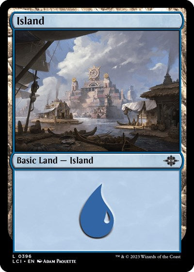 Island (0396) (The Lost Caverns of Ixalan) Near Mint Foil