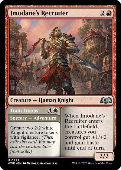 Imodane's Recruiter (Wilds of Eldraine) Near Mint Foil