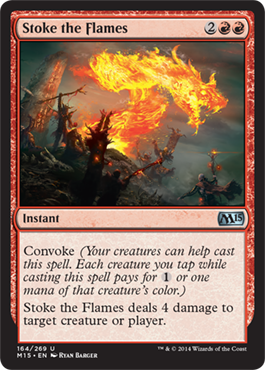 Stoke the Flames (Magic 2015 Core Set) Near Mint