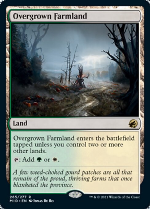 Overgrown Farmland (Innistrad: Midnight Hunt) Near Mint Foil