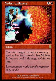 Molten Influence (Odyssey) Near Mint Foil