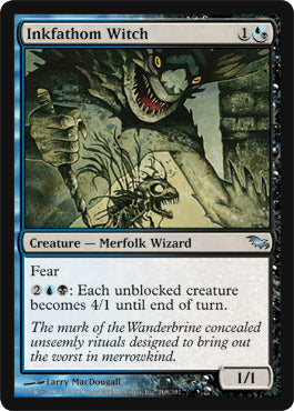 Inkfathom Witch (Shadowmoor) Near Mint Foil