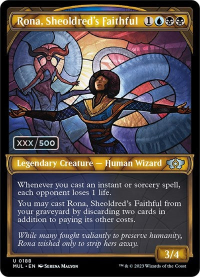 Rona, Sheoldred's Faithful (Serialized) (March of the Machine: Multiverse Legends) Near Mint
