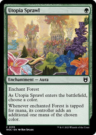 Utopia Sprawl (Commander: Wilds of Eldraine) Near Mint