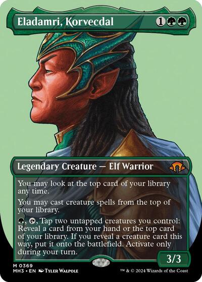 Eladamri, Korvecdal (Borderless) (Modern Horizons 3) Near Mint