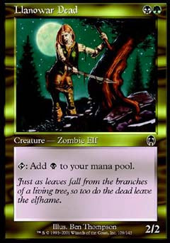 Llanowar Dead (Apocalypse) Near Mint Foil