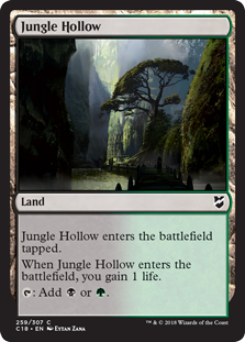 Jungle Hollow (Commander 2018) Near Mint