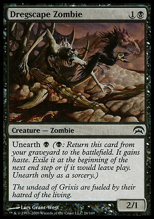 Dregscape Zombie (Planechase) Near Mint