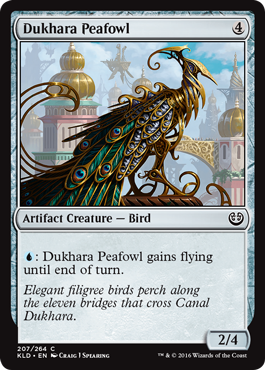 Dukhara Peafowl (Kaladesh) Near Mint