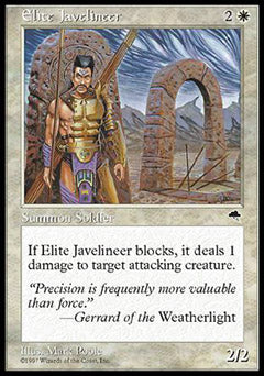 Elite Javelineer (Tempest) Light Play