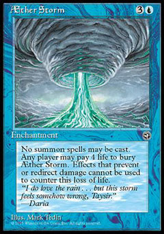 Aether Storm (Homelands) Near Mint Spanish
