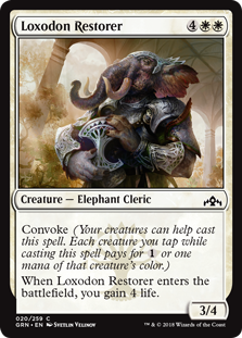 Loxodon Restorer (Guilds of Ravnica) Near Mint