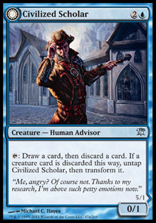 Civilized Scholar (Homicidal Brute) (Innistrad) Near Mint