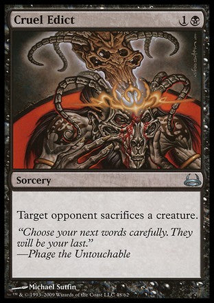 Cruel Edict (Duel Decks: Divine vs Demonic) Near Mint