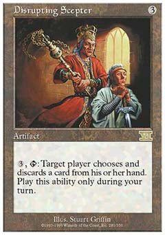 Disrupting Scepter (Classic 6th Edition) Light Play