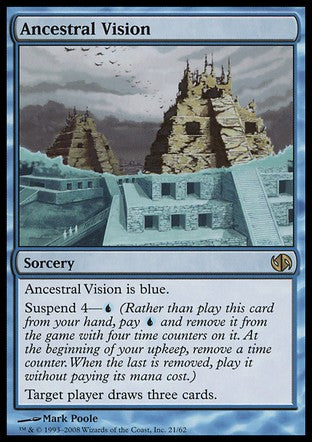 Ancestral Vision (Duel Decks: Jace vs Chandra) Near Mint Japanese