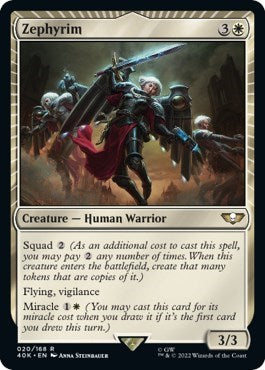 Zephyrim (Surge Foil) (Universes Beyond: Warhammer 40K) Light Play Foil