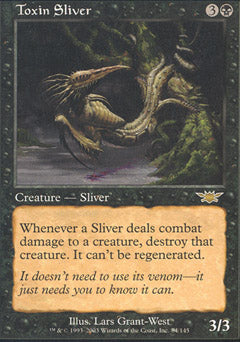Toxin Sliver (Legions) Near Mint Foil