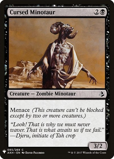 Cursed Minotaur (Mystery Booster) Near Mint