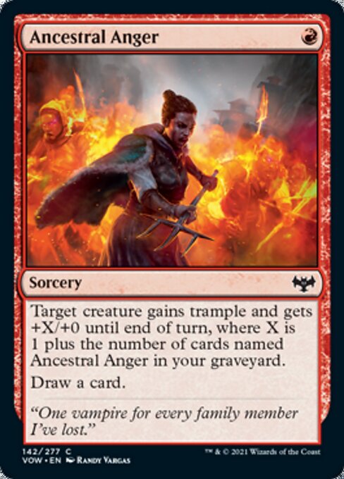 Ancestral Anger (Innistrad: Crimson Vow) Near Mint