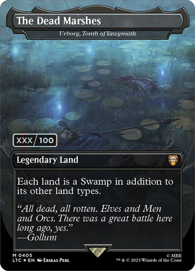 The Dead Marshes - Urborg, Tomb of Yawgmoth (Serial Numbered) (Commander: The Lord of the Rings: Tales of Middle-earth) Near Mint