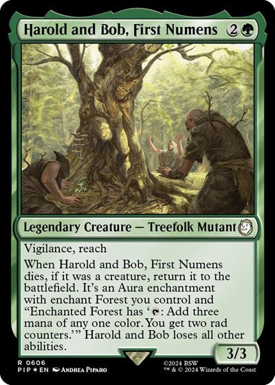 Harold and Bob, First Numens (Surge Foil) (Universes Beyond: Fallout) Near Mint