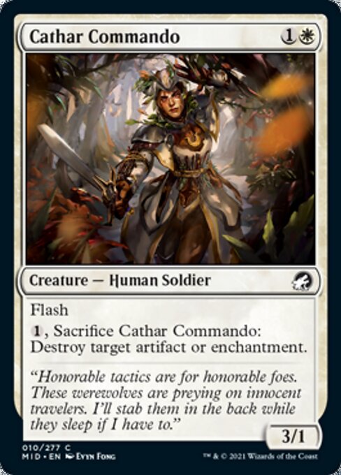 Cathar Commando (Innistrad: Midnight Hunt) Near Mint