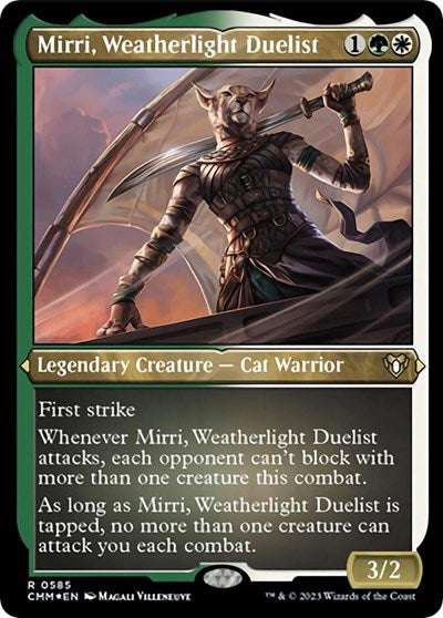 Mirri, Weatherlight Duelist (Foil Etched) (Commander Masters) Near Mint