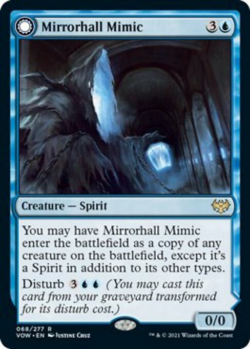 Mirrorhall Mimic / Ghastly Mimicry (Innistrad: Crimson Vow) Near Mint