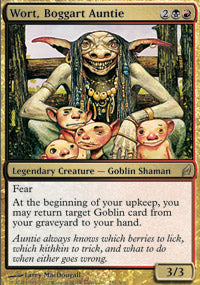 Wort, Boggart Auntie (Lorwyn) Near Mint Foil