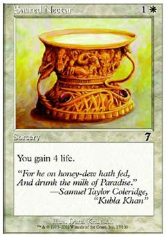 Sacred Nectar (7th Edition) Near Mint Chinese