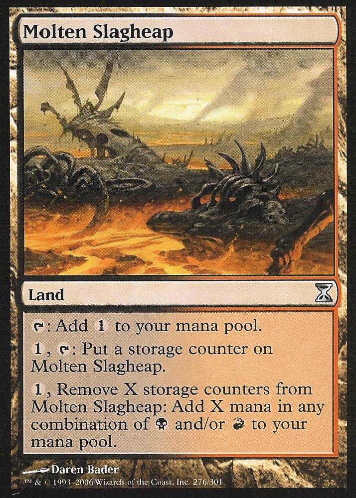 Molten Slagheap (Time Spiral) Near Mint Foil