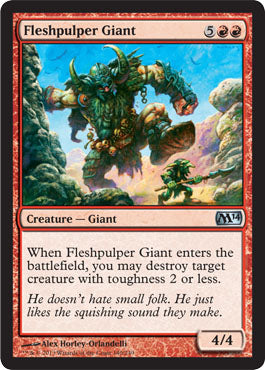 Fleshpulper Giant (Magic 2014 Core Set) Near Mint Foil