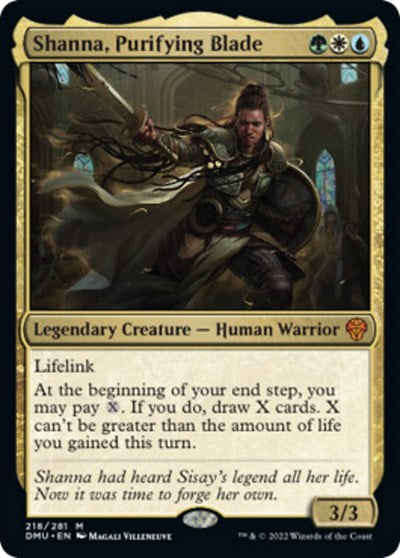 Shanna, Purifying Blade (Dominaria United) Near Mint