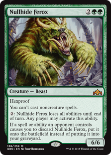 Nullhide Ferox (Guilds of Ravnica) Near Mint Foil