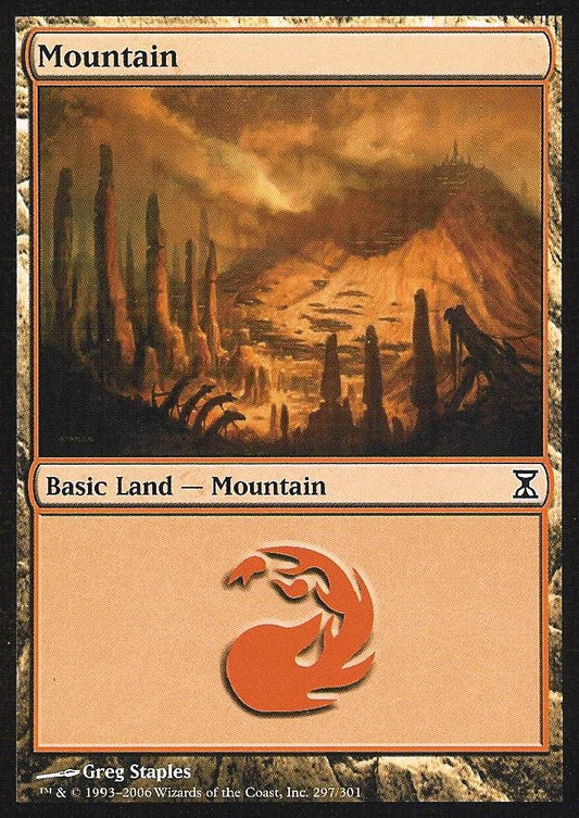 Mountain (297) (Time Spiral) Near Mint Foil