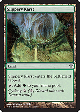 Slippery Karst (Commander 2013 Edition) Near Mint