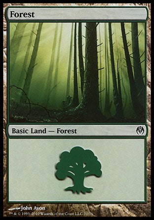 Forest (70) (Duel Decks: Phyrexia vs The Coalition) Near Mint