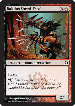 Rakdos Shred-Freak (Return to Ravnica) Near Mint Korean