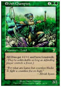 Elvish Champion (7th Edition) Near Mint Foil